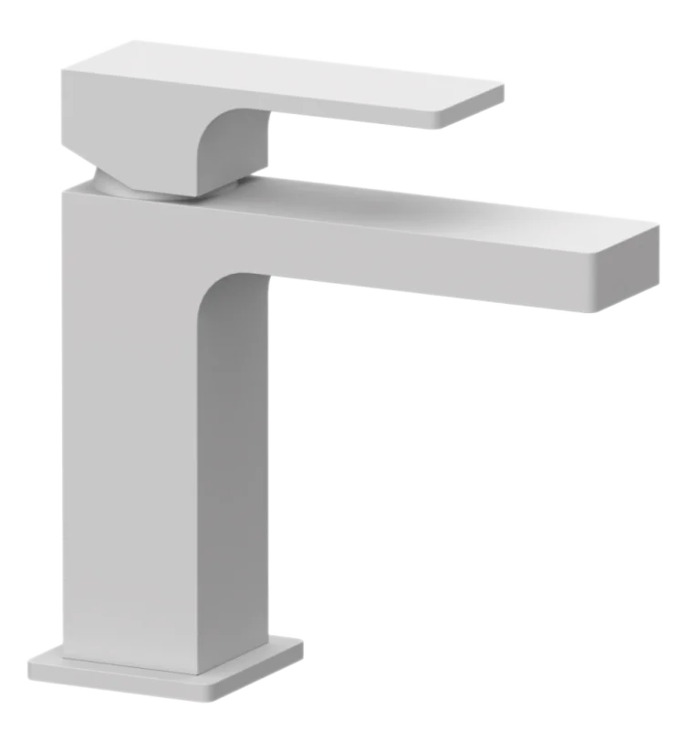 Смеситель для раковины Remer Absolute AU12BO, белый матовый