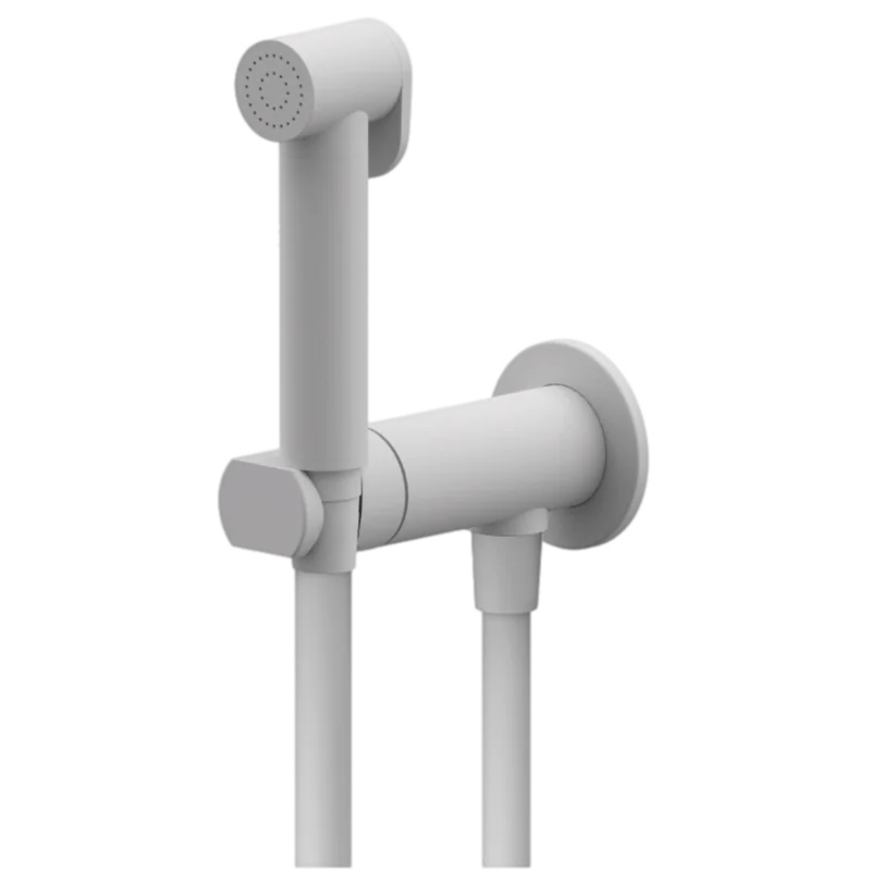 Гигиенический душ со смесителем Remer X Style N64WBO, белый матовый