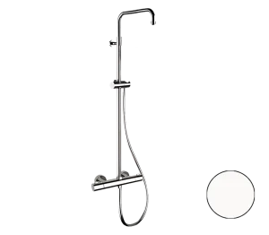 Душевая система термостатическая Remer Elegance EQ32ASSDBO, белый матовый