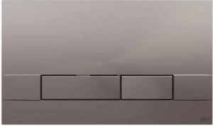 Кнопка смыва механическая OLI Narrow 152941 хром матовый