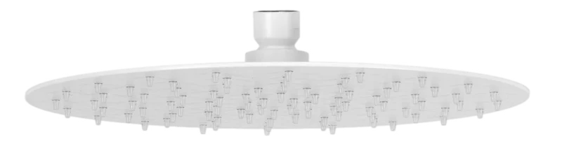 Верхний душ с шарнирным соединением 20 см Remer 357UFM20BOX, белый матовый