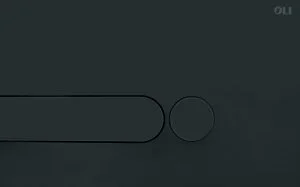 Кнопка смыва механическая OLI Iplate 670005 черный soft-touch