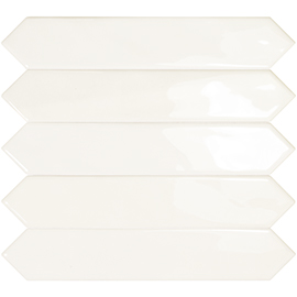 Плитка SPARK WHITE GLOSSY PICKET 4.3x24.3