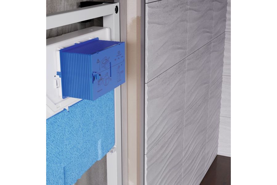 Комплект инсталляции Ideal Standard с черной клавишей R020467+R0121A6