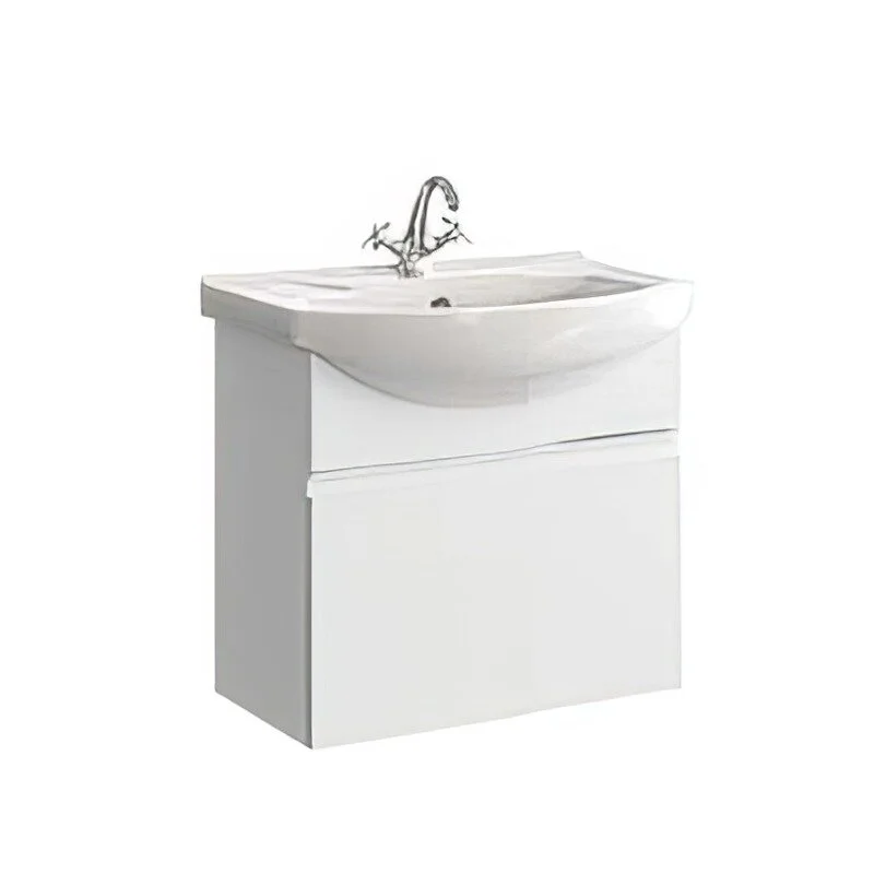 AQWELLA Rodos подвесная тумба под умывальник 65 см, цвет белый глянцевый