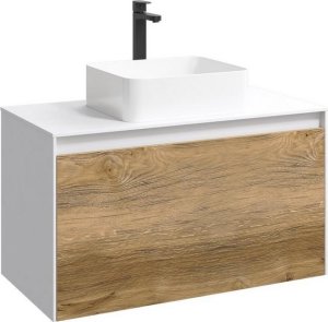 Фасад тумбы под умывальник Aqwella 5 stars Mobi MOB0708DB 80 дуб балтийский