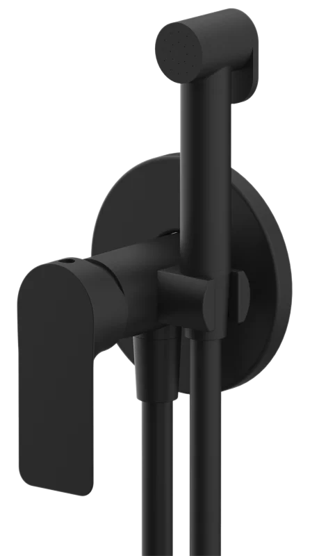 Гигиенический душ со смесителем Remer Infinity I65WNO, черный матовый
