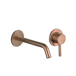 AQM 6215 Siena Смеситель для раковины настенный на 2 отв. 180мм, внутр. монт часть в компл.