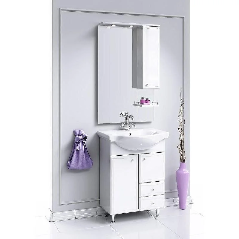 Зеркало-шкаф Aqwella Барселона 60 с подсветкой