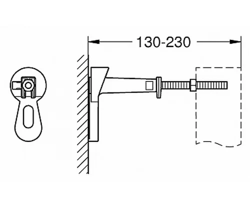 Инсталляция для унитазов Grohe Solido 38811KF0 3 в 1 с черной кнопкой смыва