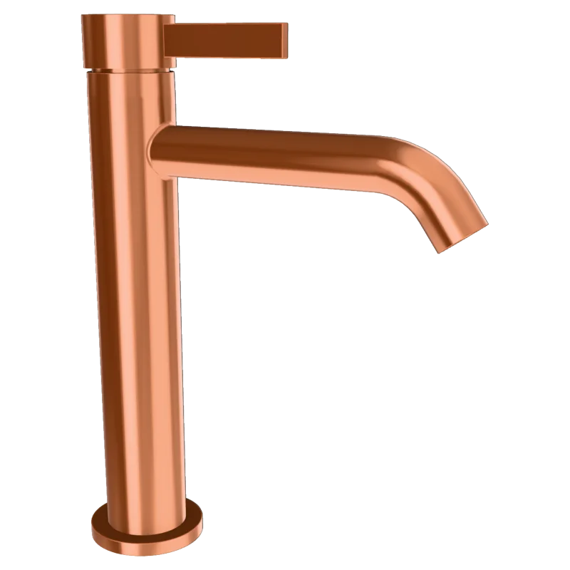 Смеситель для раковины Remer Metrica MC12ARP, медь брашированная