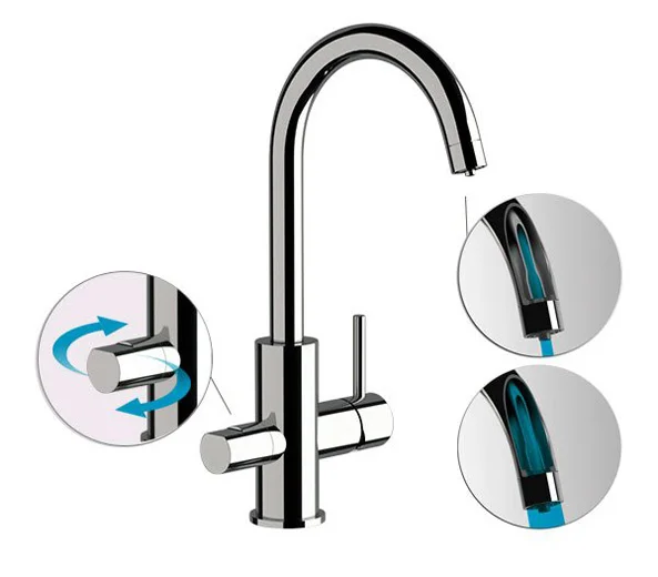 Cмеситель для кухни Remer X Style N792DWNO, черный матовый