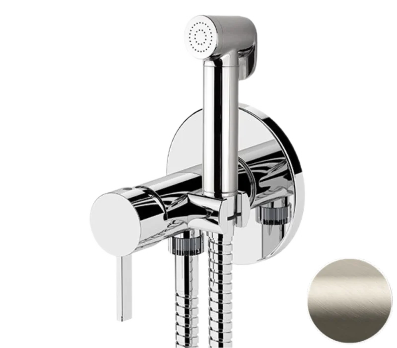 Гигиенический душ со смесителем Remer Metrica MC65WXV, сталь