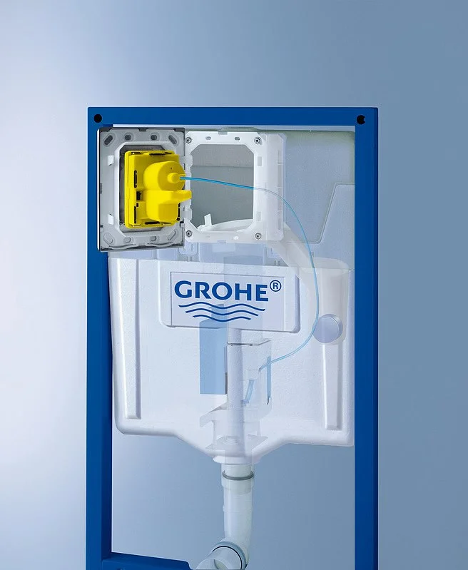 Инсталляция для унитаза Grohe Rapid SL с кнопкой Grohe Skate Cosmopolitan (хром)