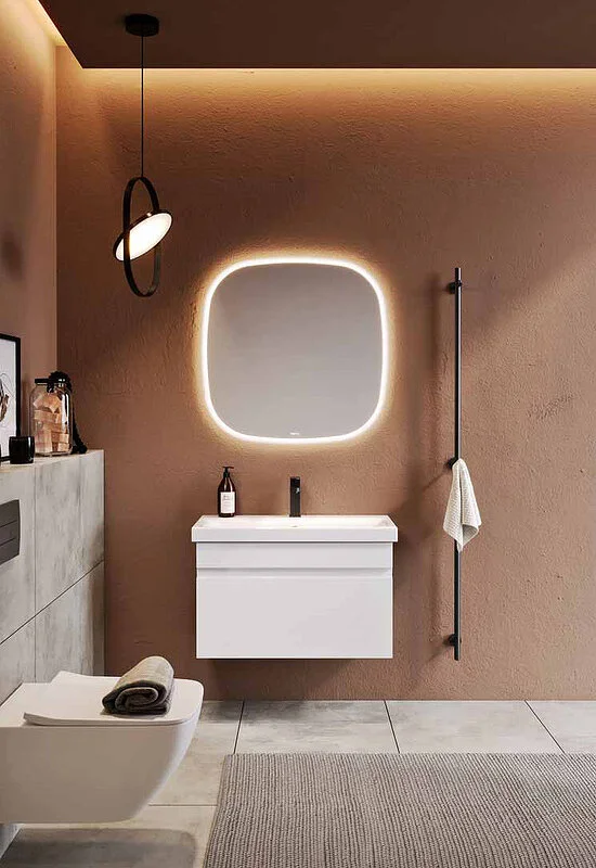 AQWELLA Aura зеркало 80 см