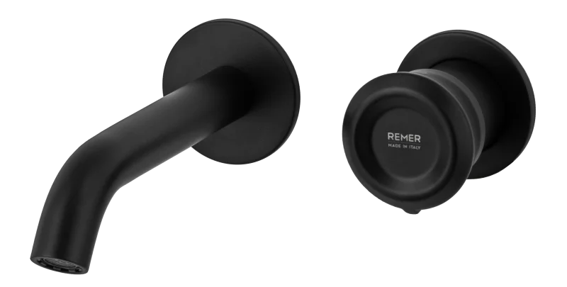 Смеситель для раковины Remer Element ET15PNO, черный матовый