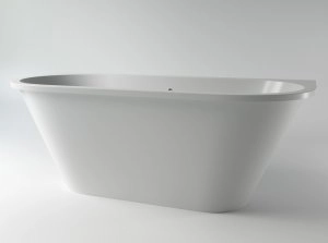 Ванна каменная Holbi Galatea Solid Surface белый матовый