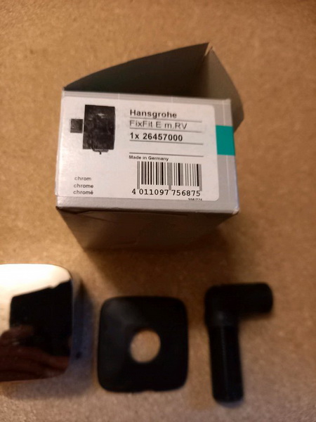 Шланговое подключение Hansgrohe Fixfit E, хром, 26457000