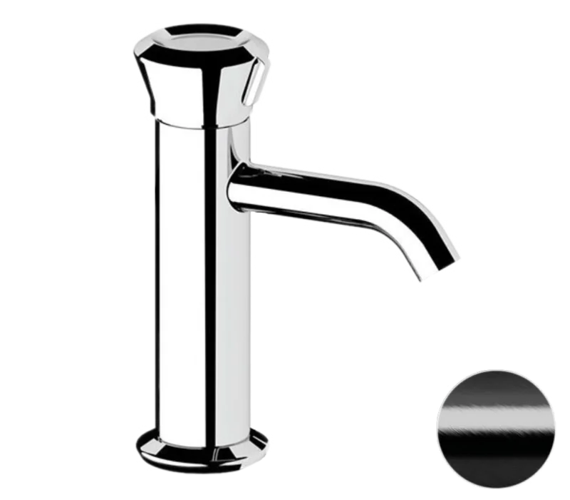 Смеситель для раковины Remer Element ET12CFP, черный брашированный хром