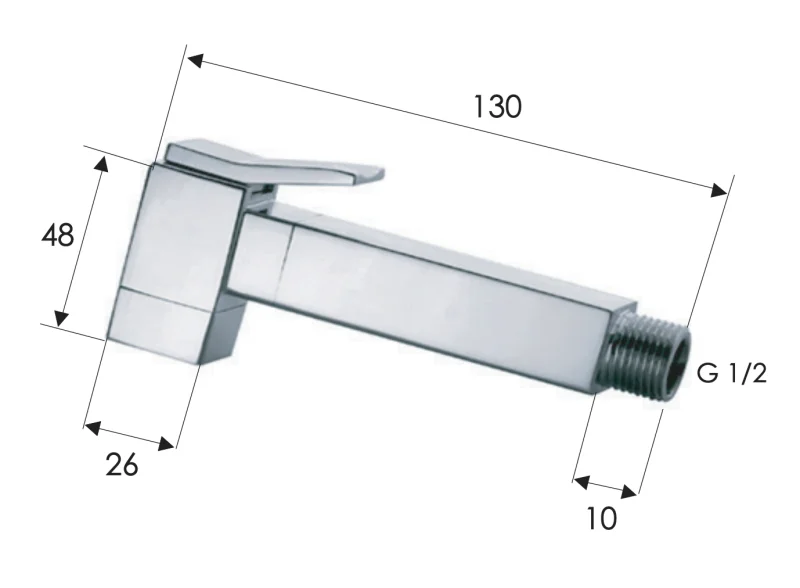 Гигиенический душ Remer 332OSX, хром