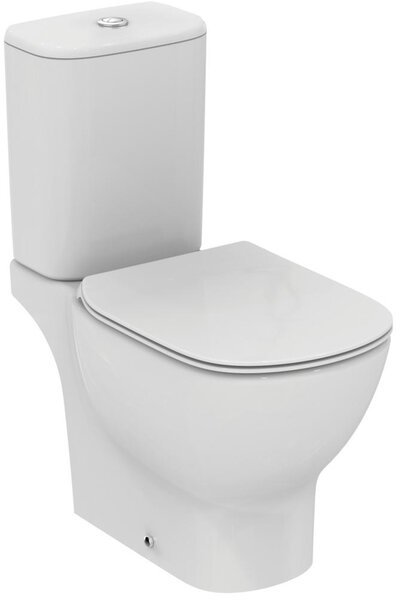 Унитаз напольный Ideal Standard Tesi AquaBlade [T008701+T352701+T356801] с сиденьем SoftClose