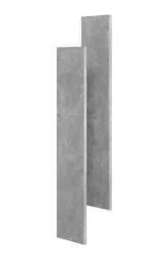 Комплект боковин зеркального шкафа Aqwella Mobi MOB0717BS, бетон светлый