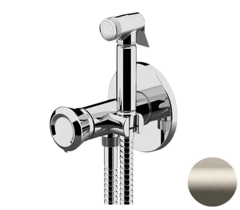 Гигиенический душ со смесителем Remer Element ET65XV, сталь