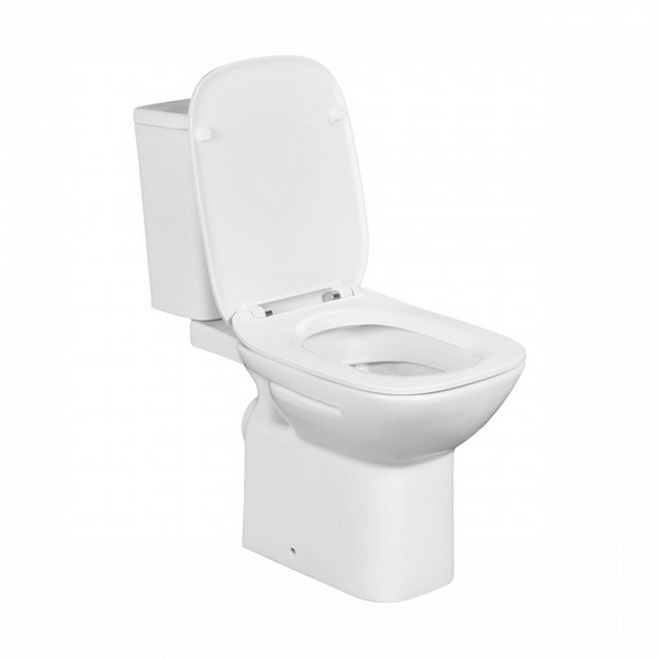 Унитаз напольный Roca Debba 34299700Y + 34199100Y + ZRU9308361 с пневмокрышкой Slim