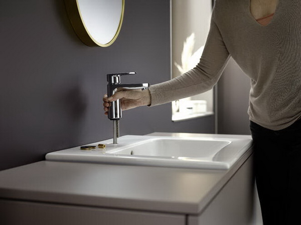 Cмеситель для умывальника Hansgrohe Vernis Blend 100 без донного клапана 71580000 хром