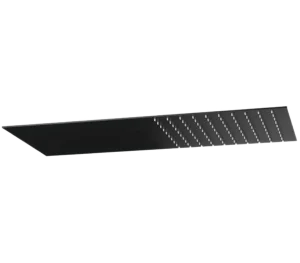 Верхний душ настенный 50x25 см Remer 350UFNOX, черный матовый