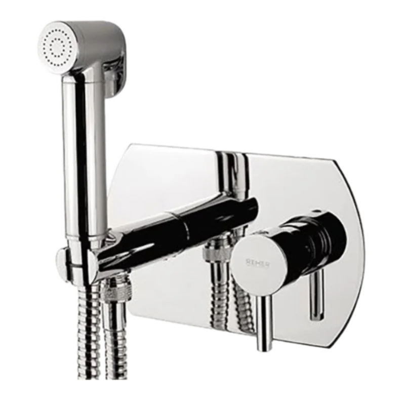 Гигиенический душ со смесителем Remer Minimal N60W, хром