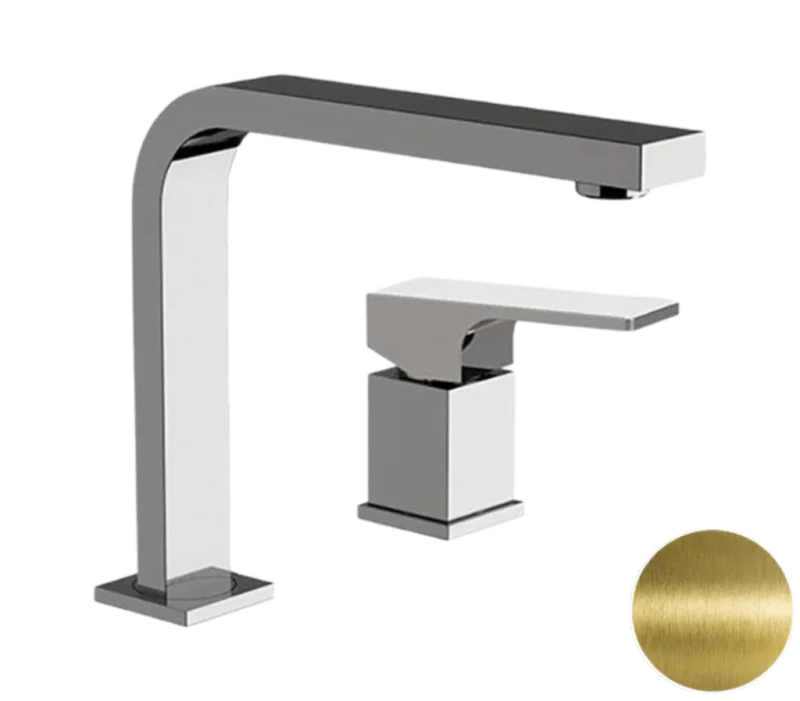 Смеситель для раковины Remer Absolute AU57VO, состаренная латунь