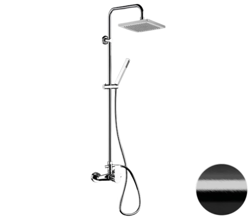 Душевая система Remer Energy EY37X7SS9SSCFP, черный брашированный хром
