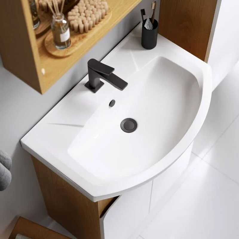 Тумба напольная Aqwella Basic 65 под умывальник дуб золотой