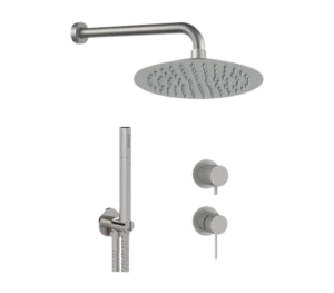 Душевая система Remer X Style INOX SSX92PS02UFM25, нержавеющая сталь