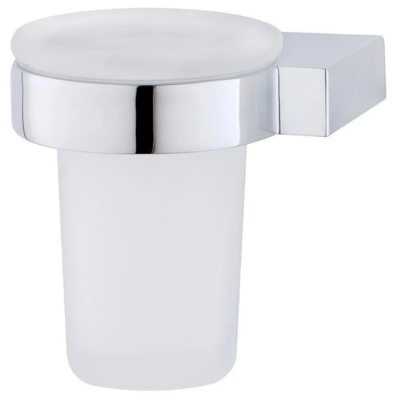 Стакан 4897505 с держателем хром/стекло матовое