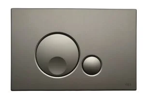 Кнопка смыва механическая OLI Globe 152953 серая soft-touch