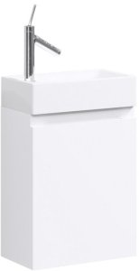 Тумба подвесной Aqwella Леон-МР 40 с умывальником в комплекте