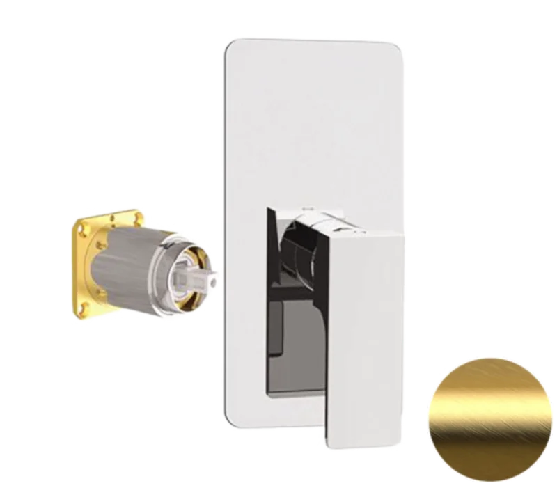 Смеситель .для душа Remer Absolute AU30KBBG, золото матовое