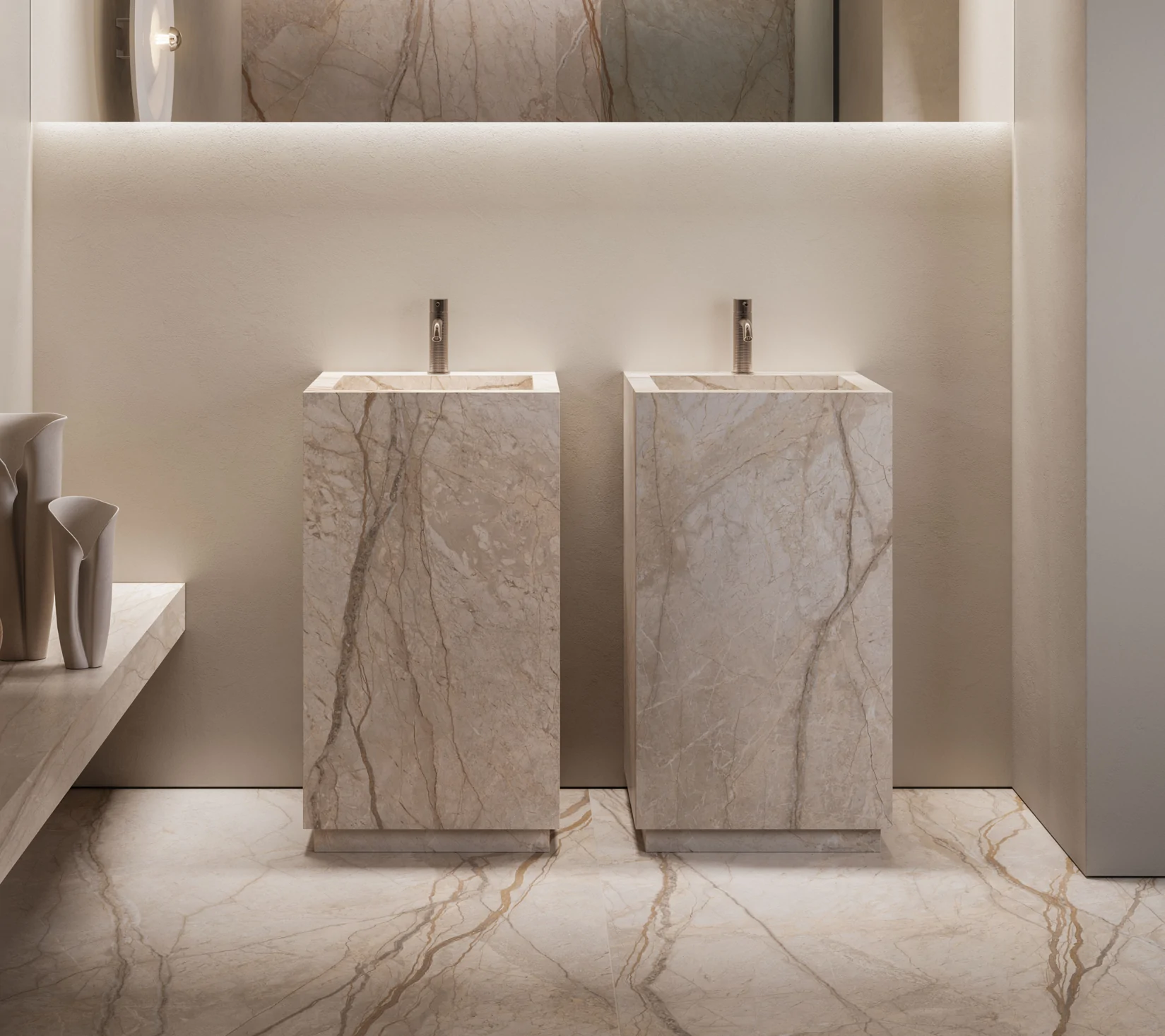 Раковина из керамогранита ITALON HOME Cube Evo 50