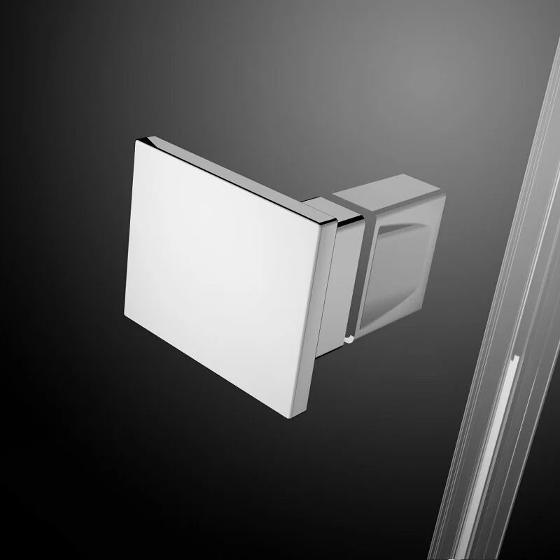 Душевая дверь Radaway Essenza Pro KDJ 100L, 100 х 200 см, с неподвижной частью, стекло прозрачное, профиль хром, левая, 10097100-01-01L