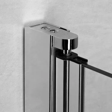 Душевая дверь в нишу Radaway EOS DWB 70 L, складная, стекла прозрачные, профиль хром, левая, 137803-01-01L
