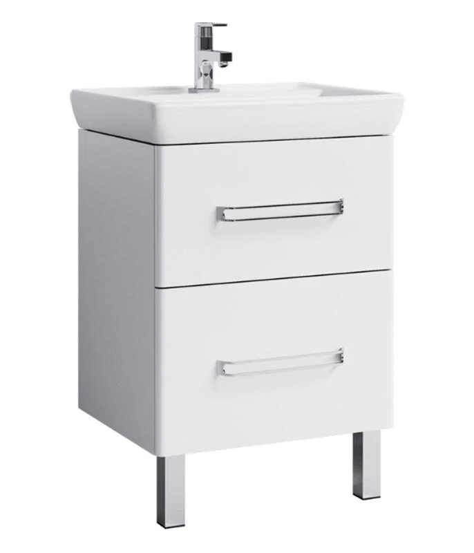Тумба напольная Aqwella Нео 60 под умывальник белая
