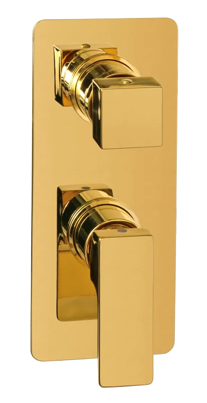 Смеситель для душа Remer Absolute AU92KBDO, золото глянцевое