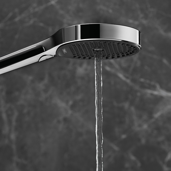 Ручной душ Hansgrohe Rainfinity 130, 3jet, матовый черный, 26864670