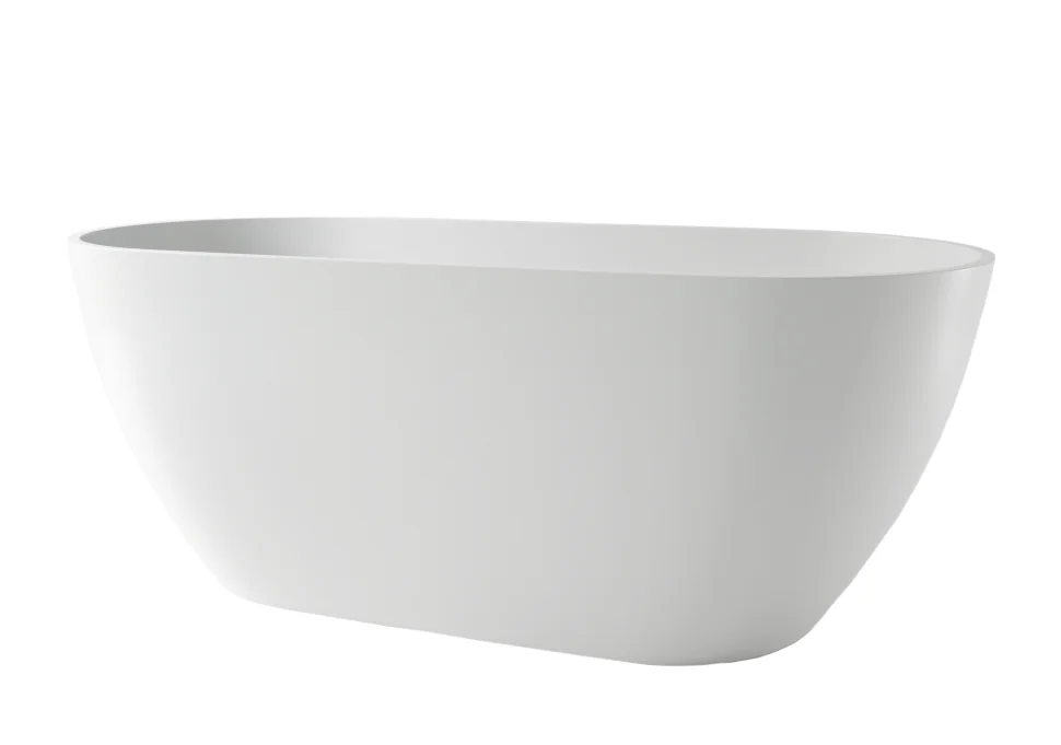 Ванна каменная Holbi Venus Solid Surface 170x80 белый полированный