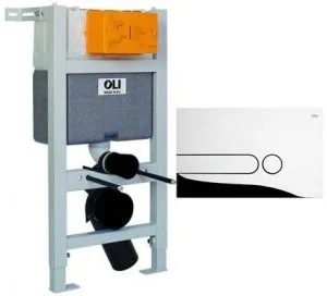 Инсталляция для унитаза OLI Expert 82 + клавиша смыва Iplate хром 670004