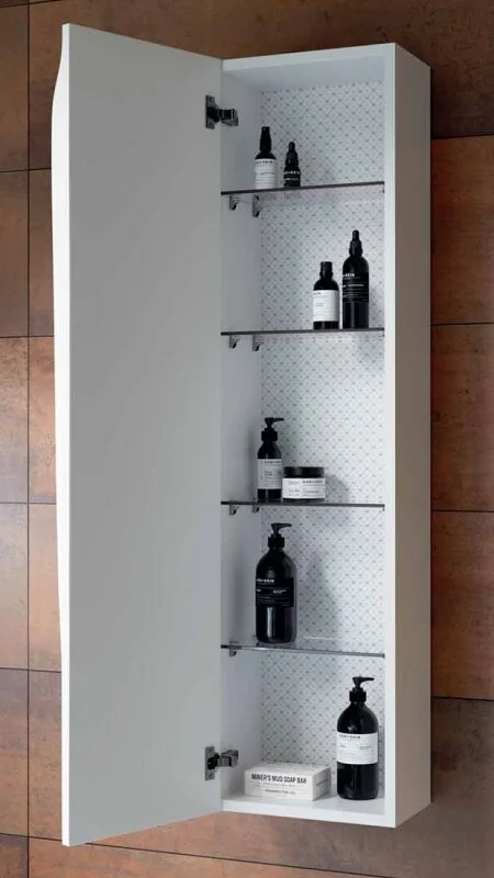 Шкаф-пенал подвесной Aqwella Papyrus белый