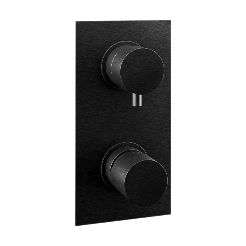 Смеситель для душа Remer Edge EG592CFP, черный брашированный хром