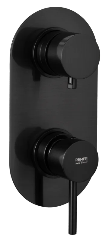 Смеситель для душа Remer X Style X92KBCFP, чёрный брашированный хром